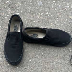Black vans.